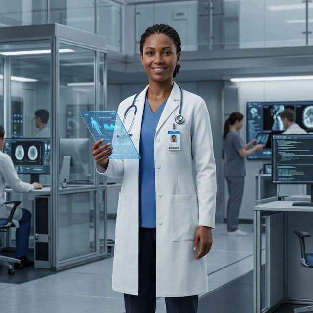 医疗数字人 AI 宣教系统实拍