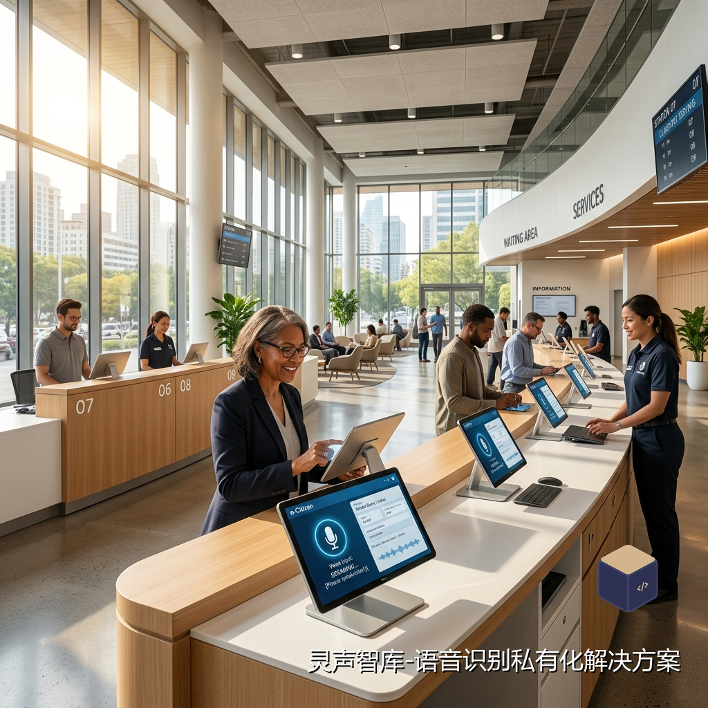现代数字化政务大厅场景