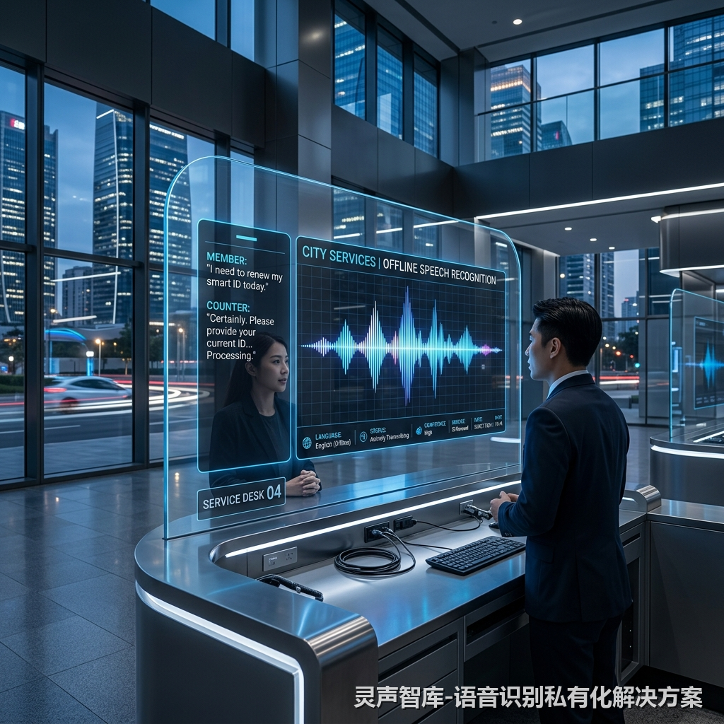 政务服务中心大厅窗口高噪声、方言混合环境下离线语音识别与私有化部署