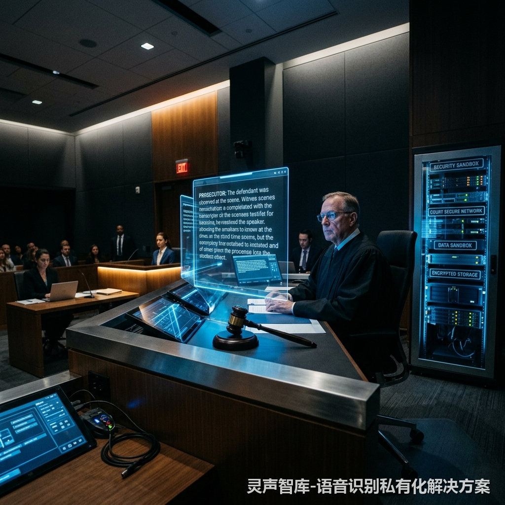 智慧法院庭审笔录系统脱网环境流式 ASR 转写与安全沙箱合规部署