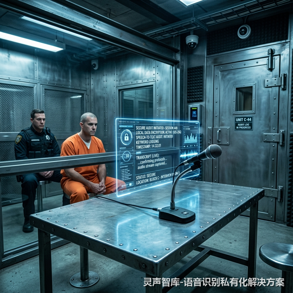 监狱谈话及询问室物理隔离环境离线语音听写录音审计与去识别化规范