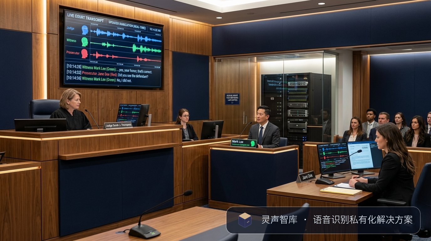 智慧法院科技法庭与司法审讯离线多说话人声纹分离与同声笔录系统