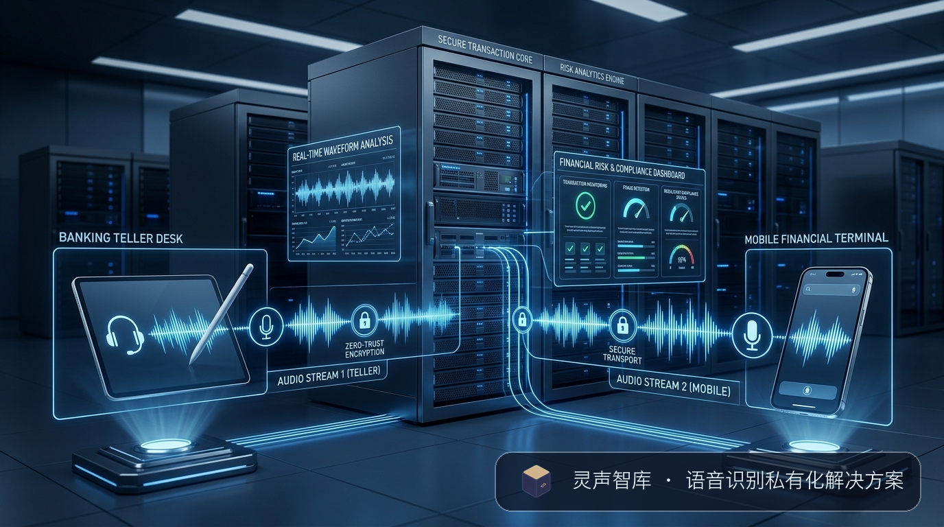 银行理财双录与券商合规质检多通道波形分析界面