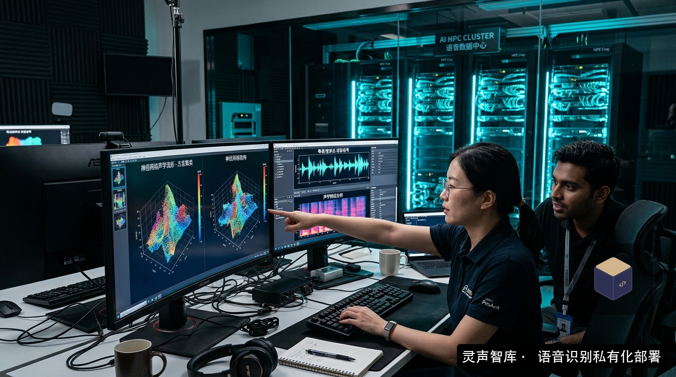 Qwen2.5-Audio 多方言神经声学流形与企业私有化模型下沉架构图