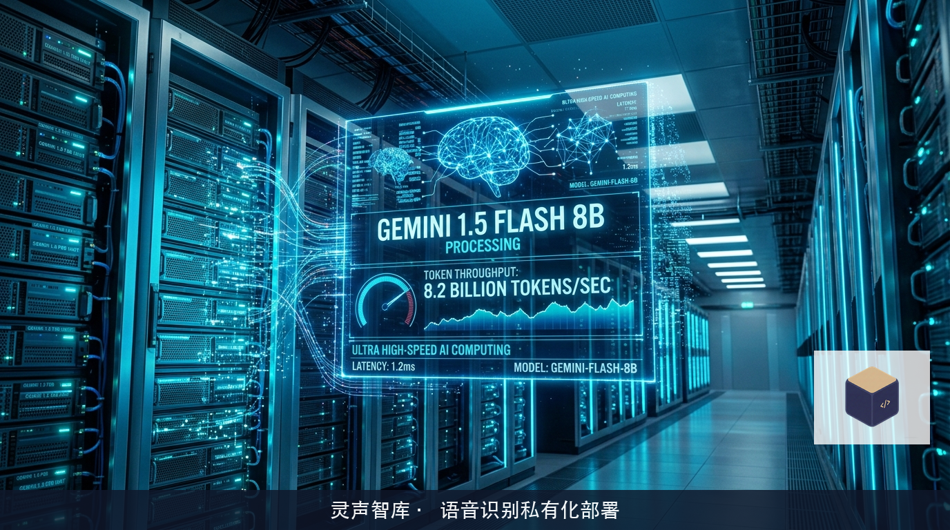 Google Gemini 1.5 Flash 8B 高并发推理流水线与政企边缘服务器拓扑示意图