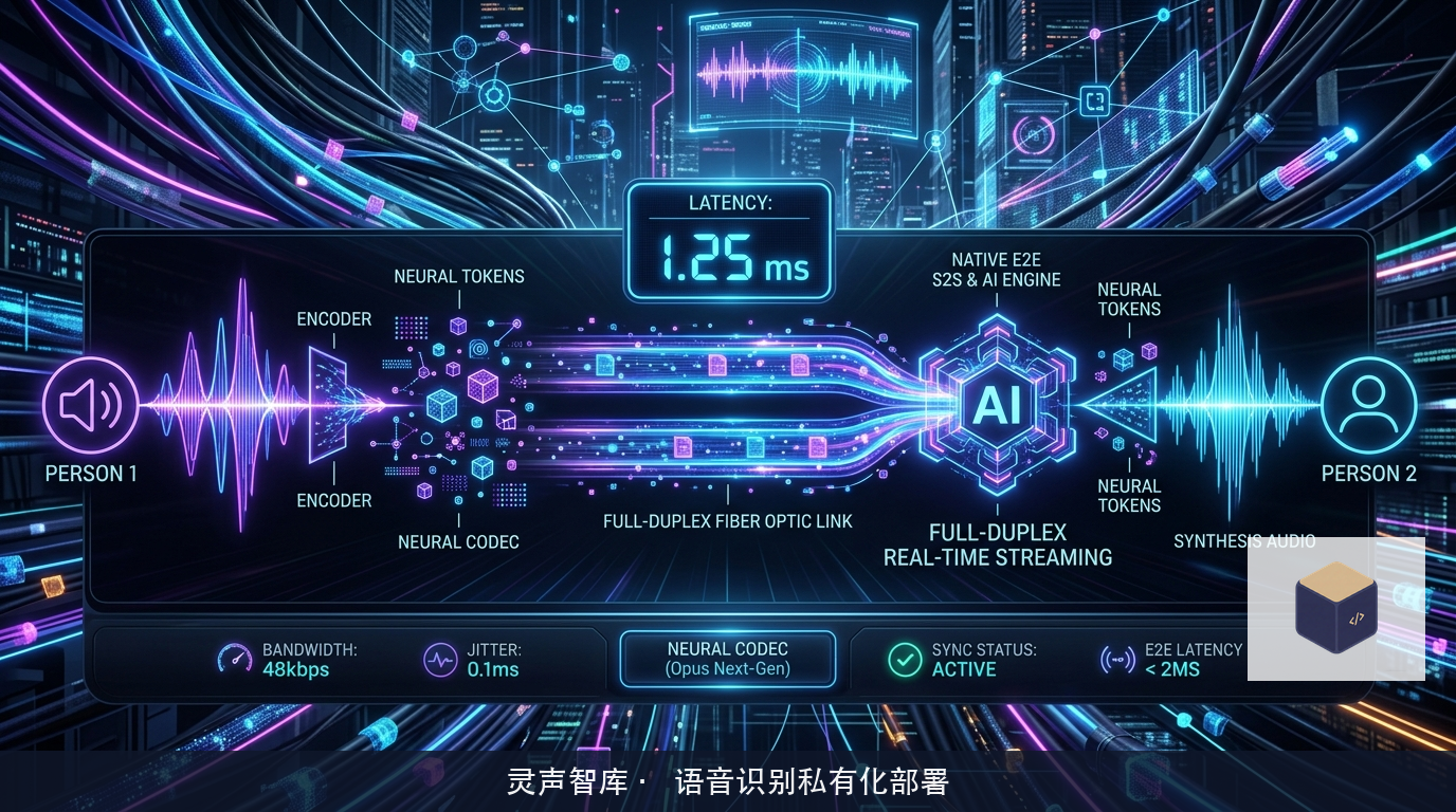 原生端到端全模态流式交互架构概念图