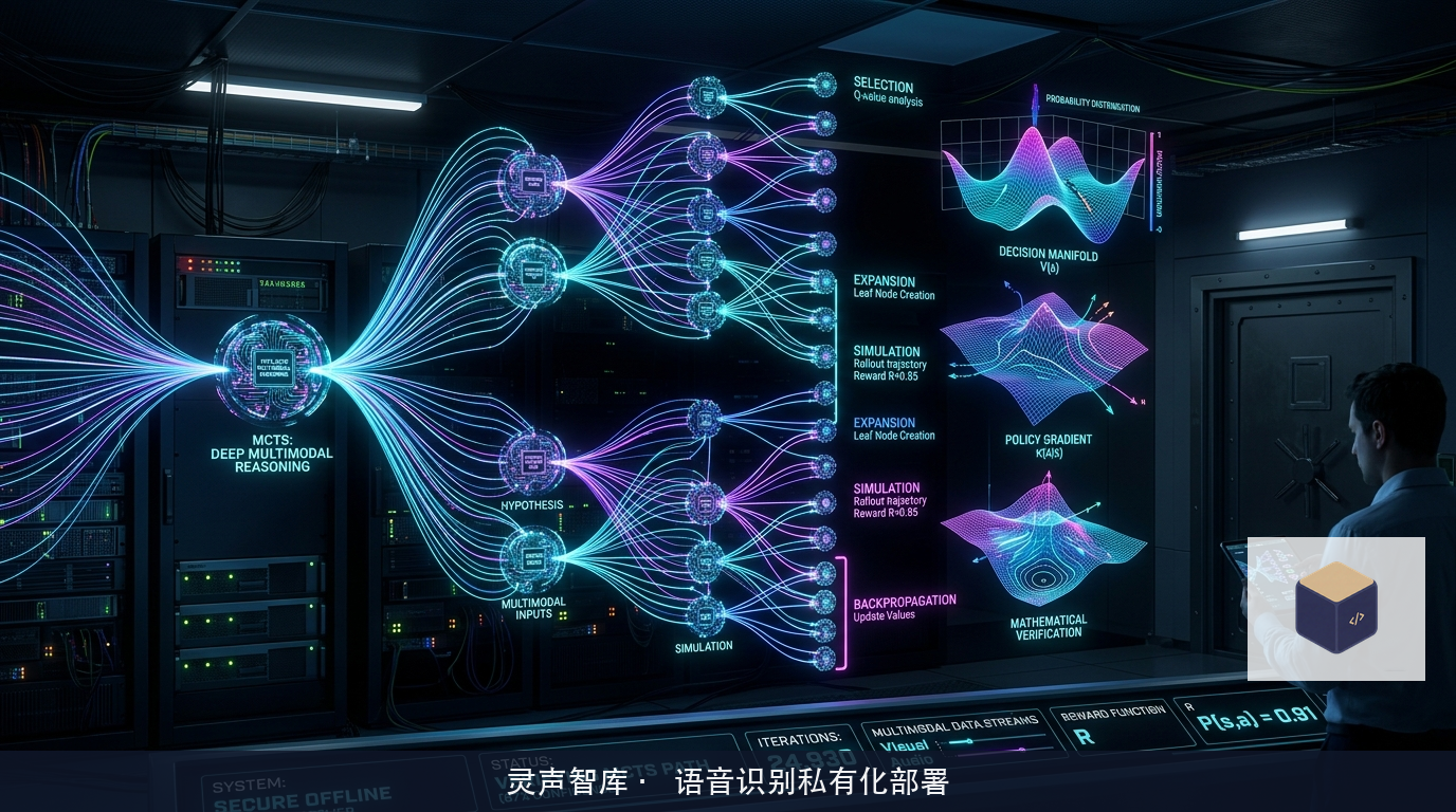 测试时动态树搜索与过程检验流形架构概念图