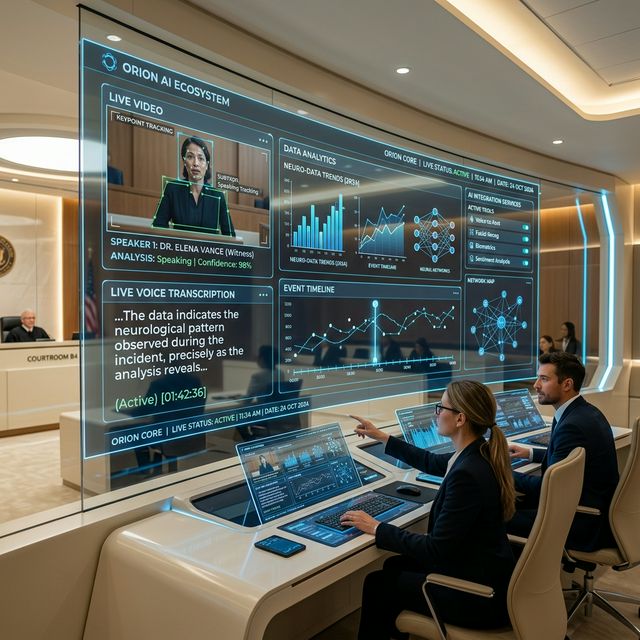 多模态 AGI 在智慧法庭与科研会议室的应用愿景