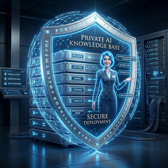 私有化 RAG 架构图